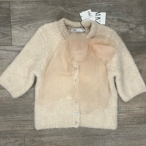 RARE!!! ZARA Wool-Blend Knit Top NWT - Picture 15 of 16